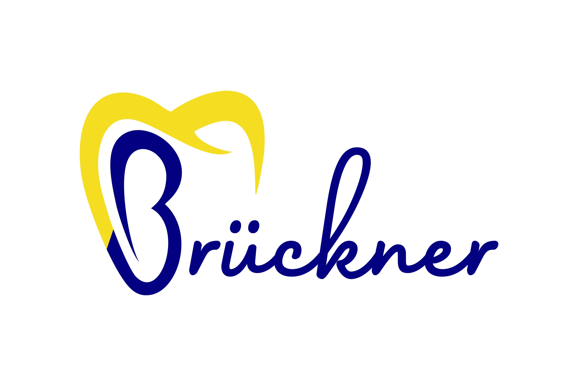 Logo - Zahnarztpraxis Dr. Brückner (weiß)